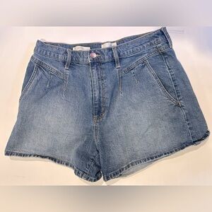 Denim A-Line Shorts